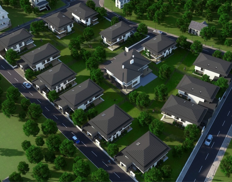 Къща - изглед от заден двор
